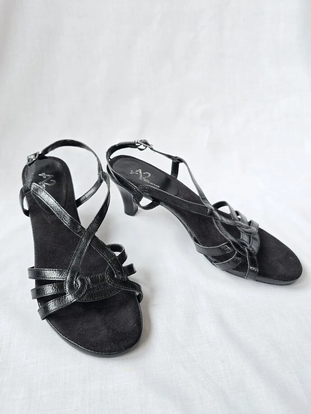 A2 by Aerosoles▪️Powermove Black Strappy Heel